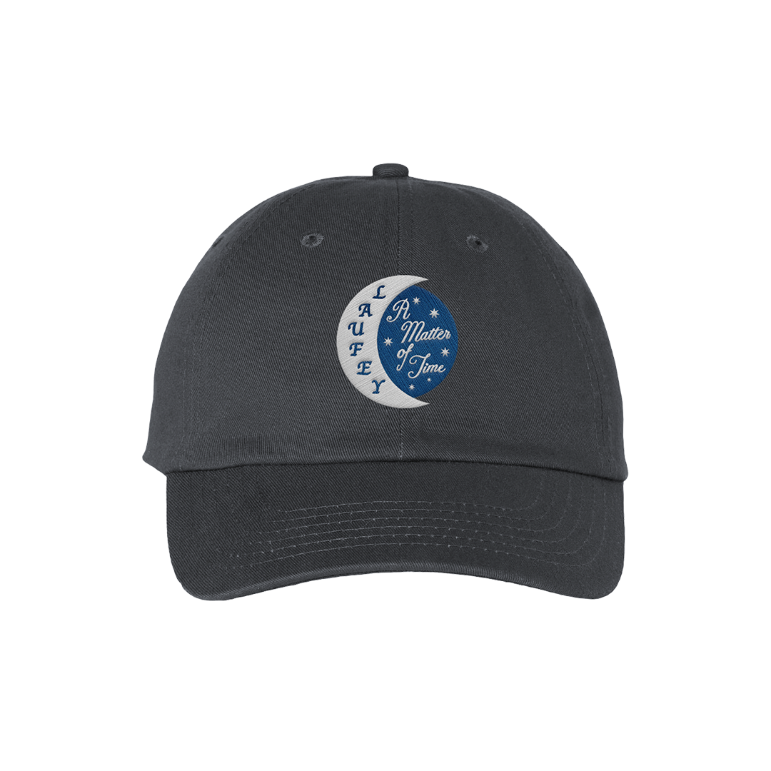 A Matter of Time Hat Embroidered Charcoal Cap