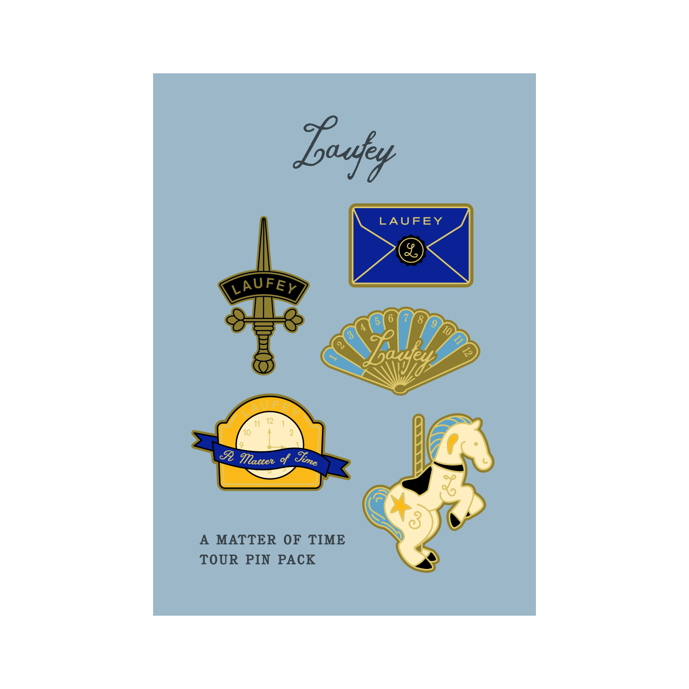 A Matter of Time Tour Pin Badge (Set) – Laufey Australia