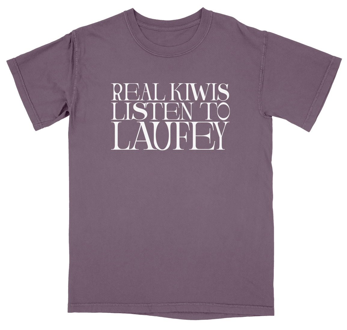 Real KIWIS Listen To Laufey Berry Tee