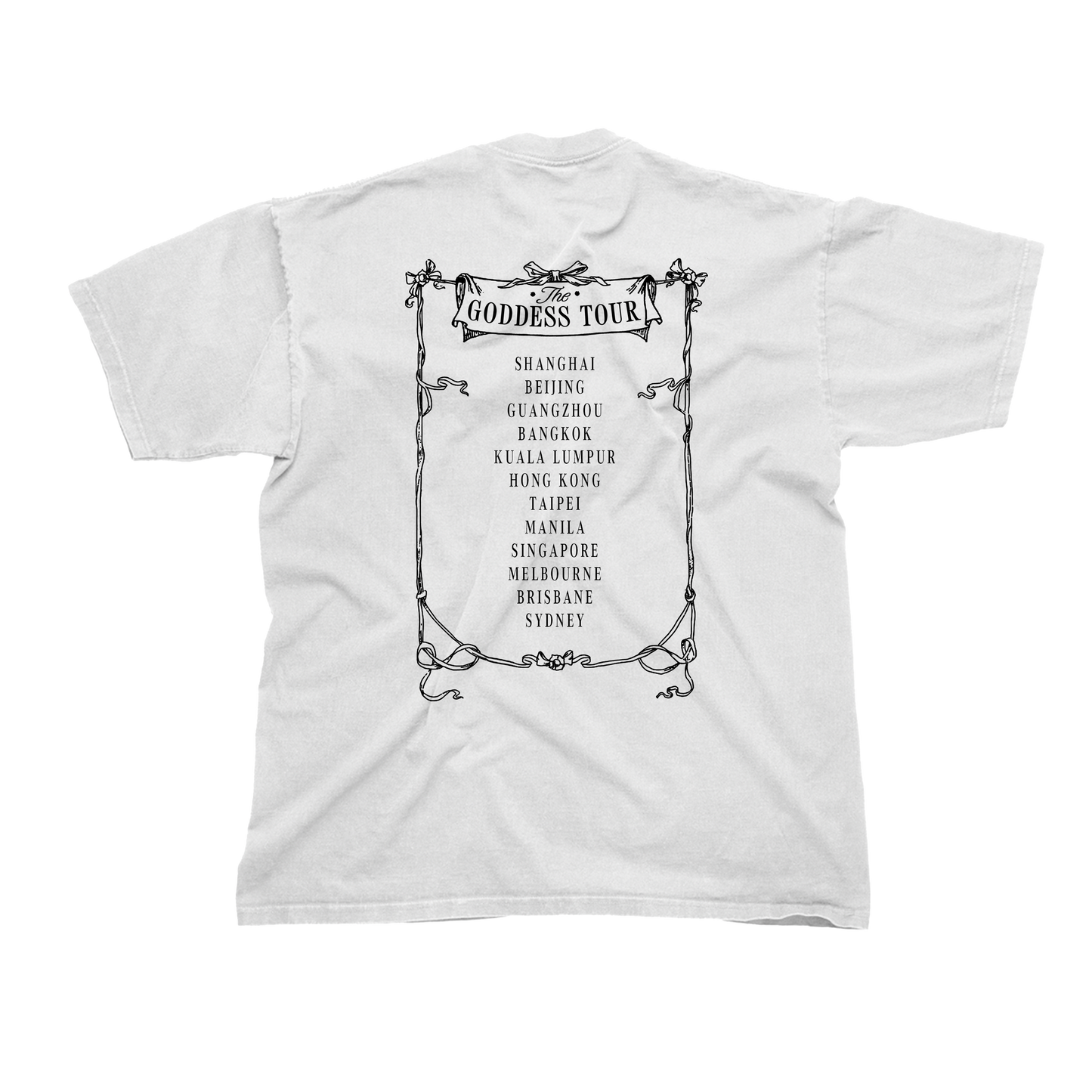 2024 Goddess Tour White T-Shirt