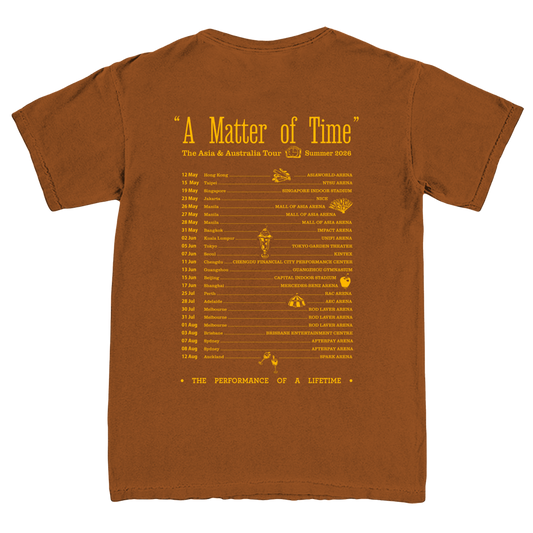 A Matter of Time Brown Tour Tee