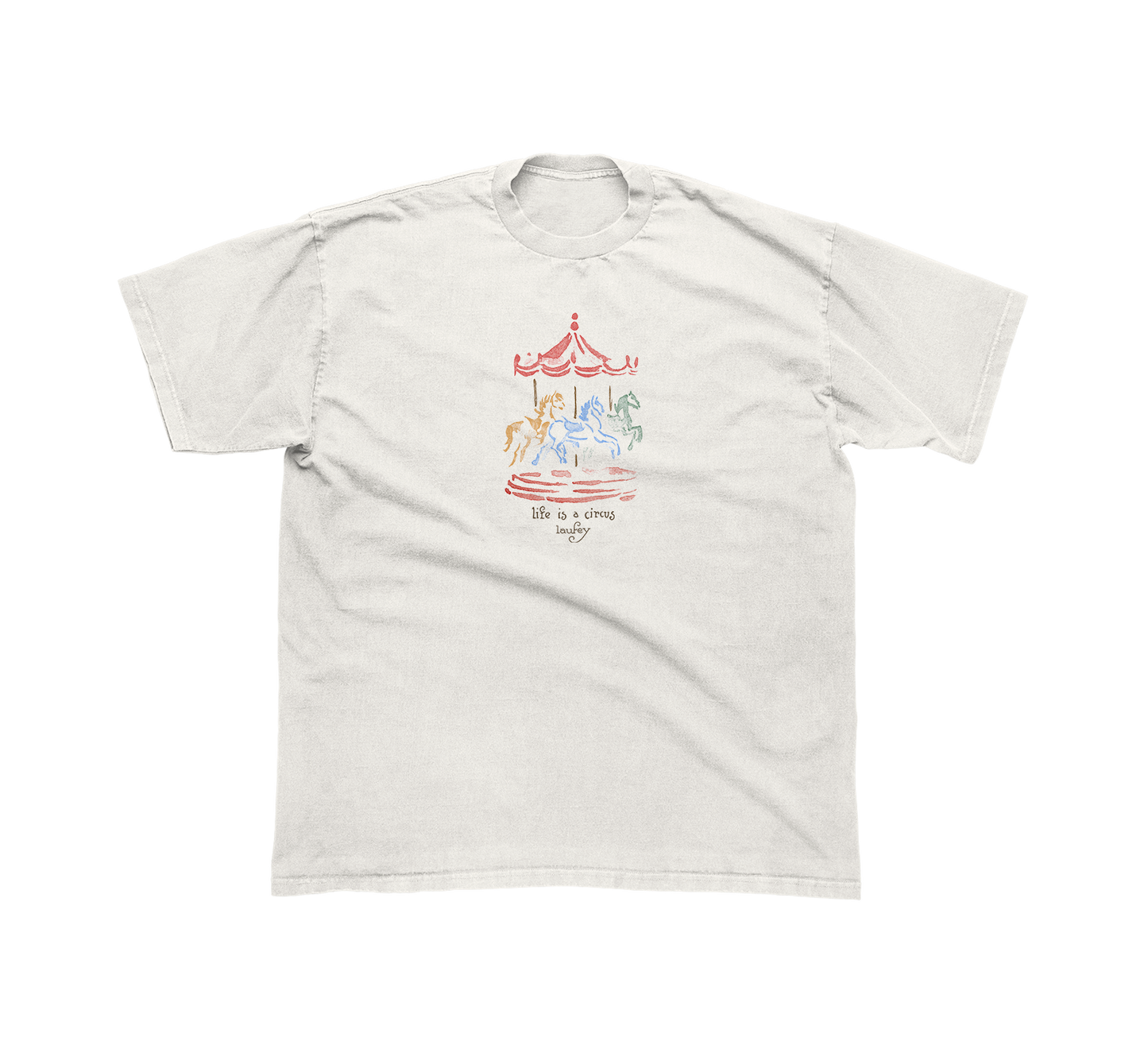 Carousel Ivory Tee