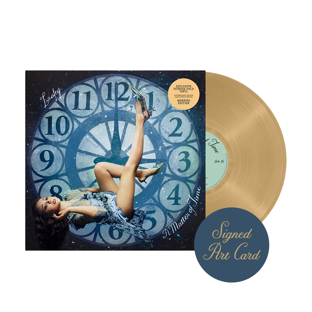 Laufey a matter of time 直筆サイン アートカード A Matter of Time - Morning Edition Vinyl with Signed Art Card