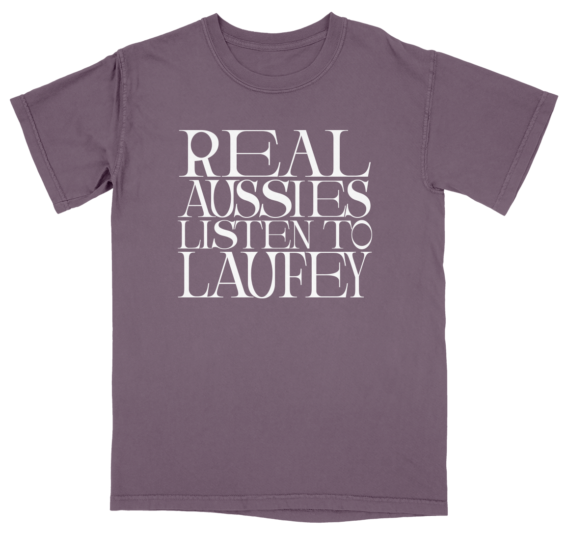 Real Aussies Listen To Laufey Berry Tee