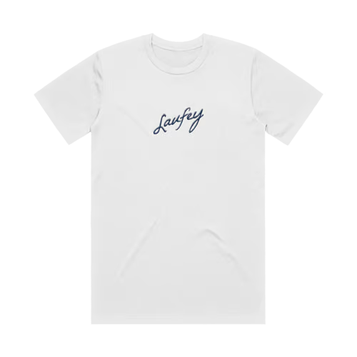 Embroidered Signature Tee - Navy Thread